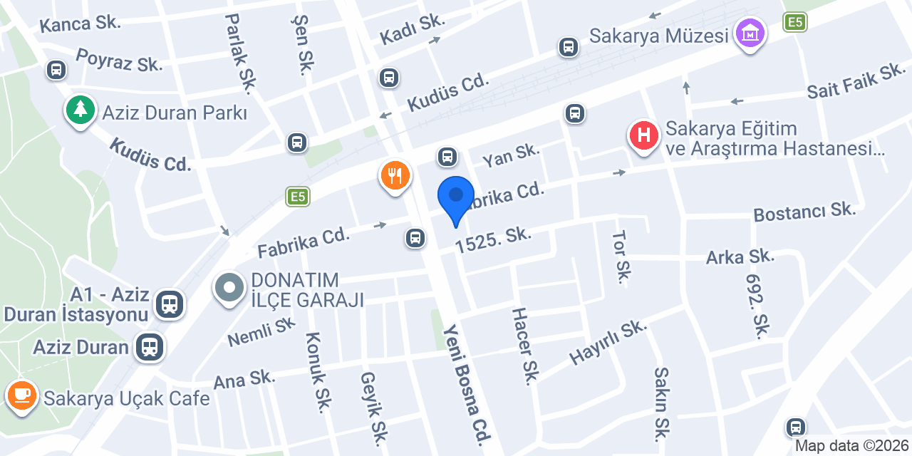 Sakarya Merkez Erkek Hamamı & Havuz & Sauna konumu