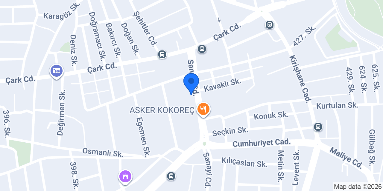 Girgin & Demirok Hukuk Bürosu konumu