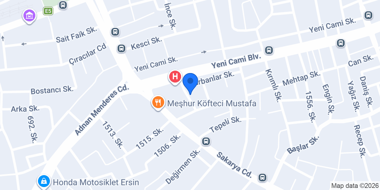 Selçuk Optık konumu