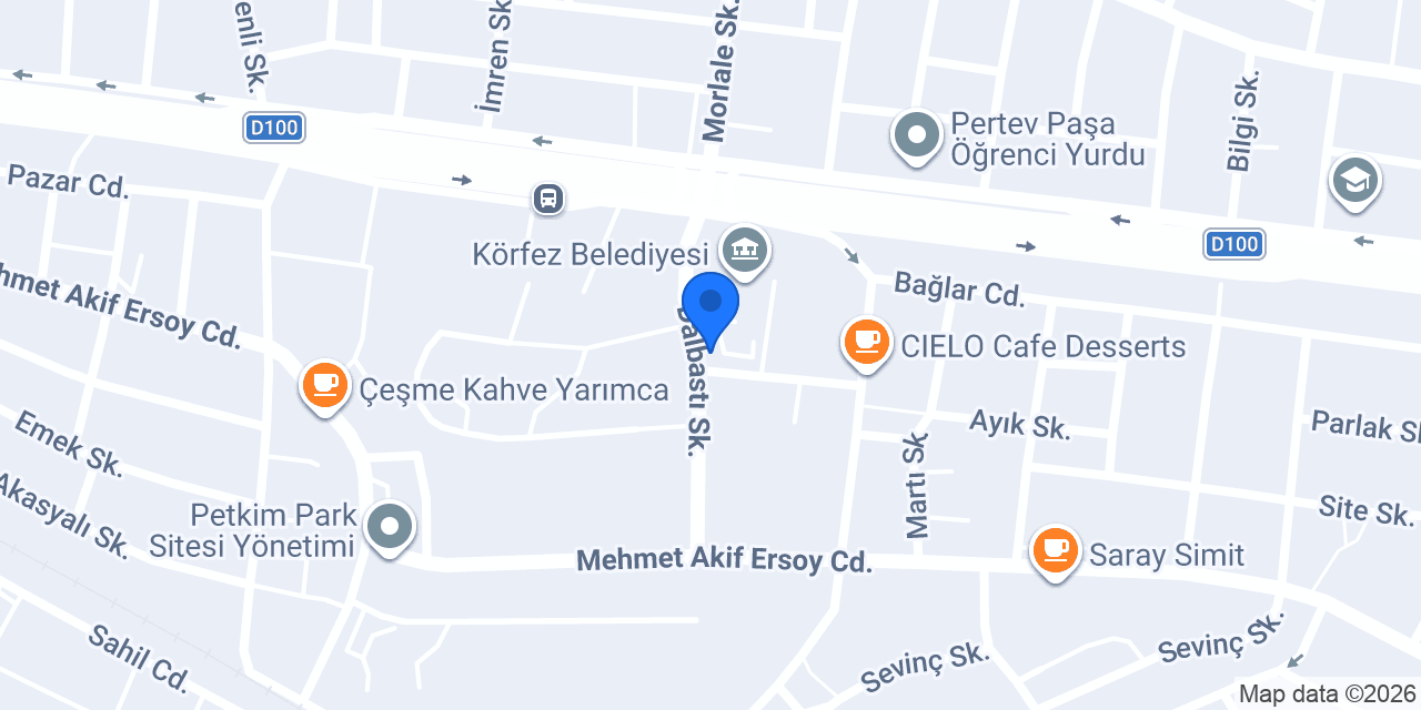 Urfa Yörem Baklavaları Körfez Şubesi konumu