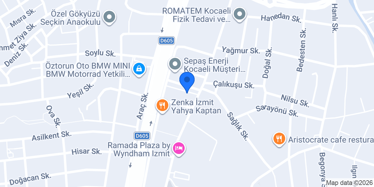 Acar Lüx Apart konumu
