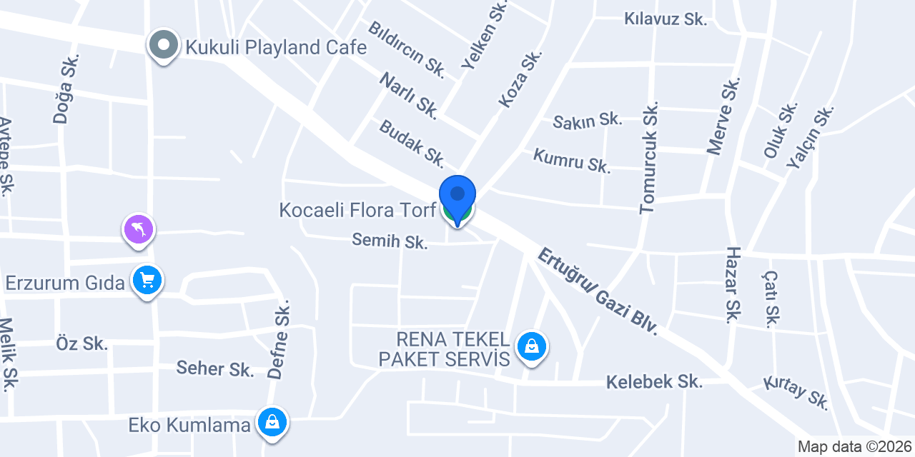 Kocaeli Flora Torf konumu