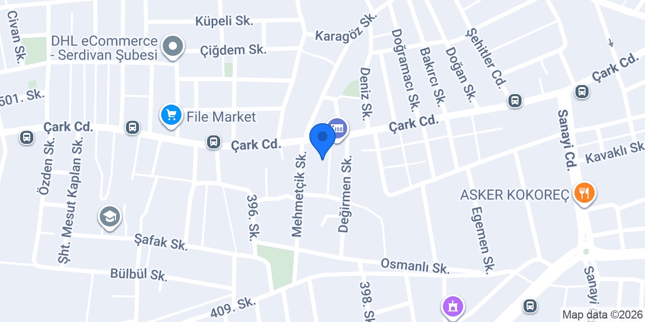 REBA Avukatlık ve Hukuki Danışmanlık Bürosu konumu