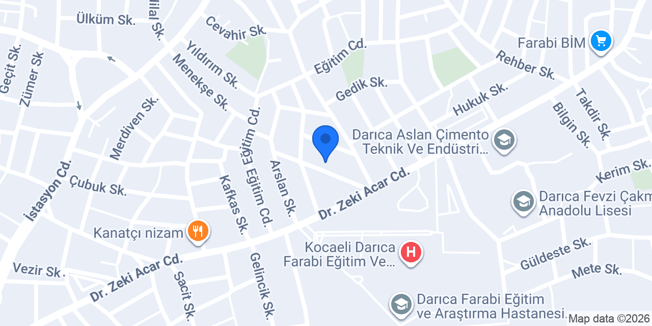 Badem Event Darıca konumu