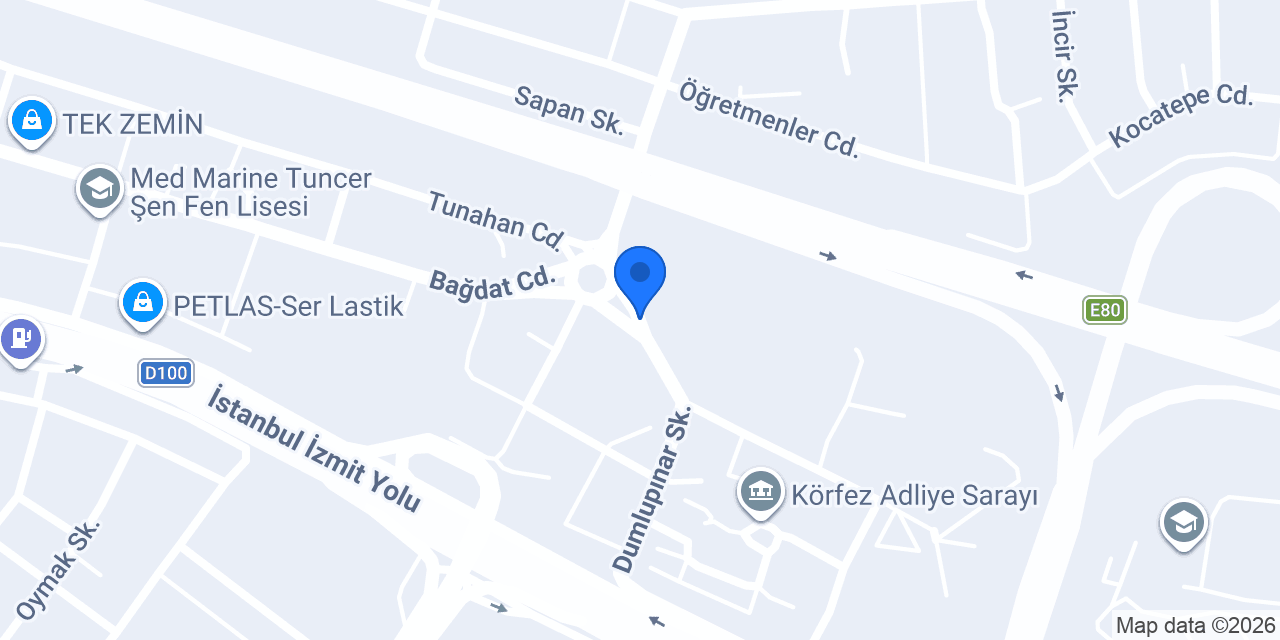 Tozlu Raf konumu