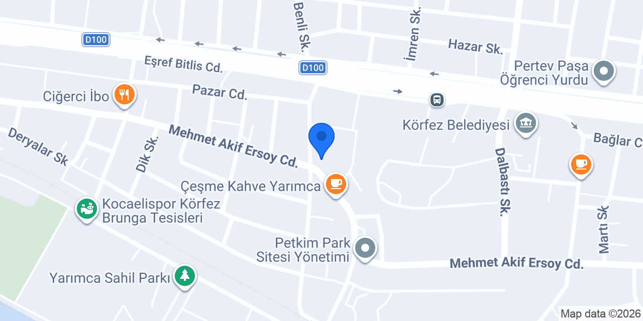 Helvacı Ali Körfez Yarımca konumu