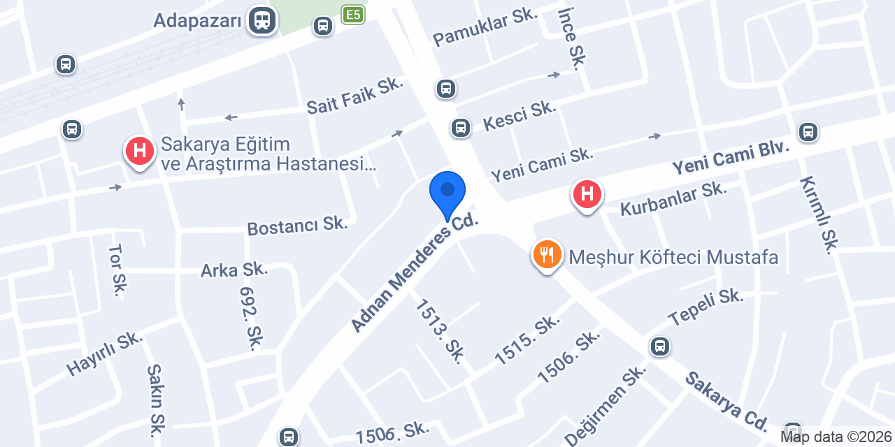 Sakarya Dental Studio konumu