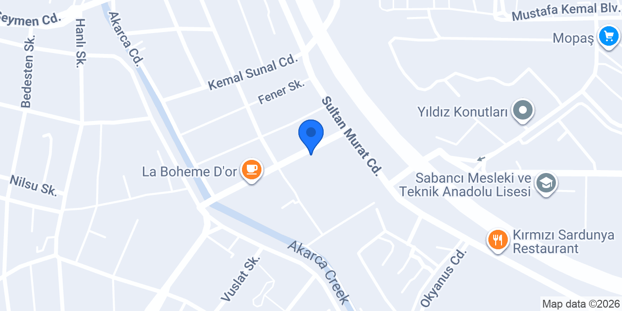 Diyetisyen Gizem DÖNMEZ konumu