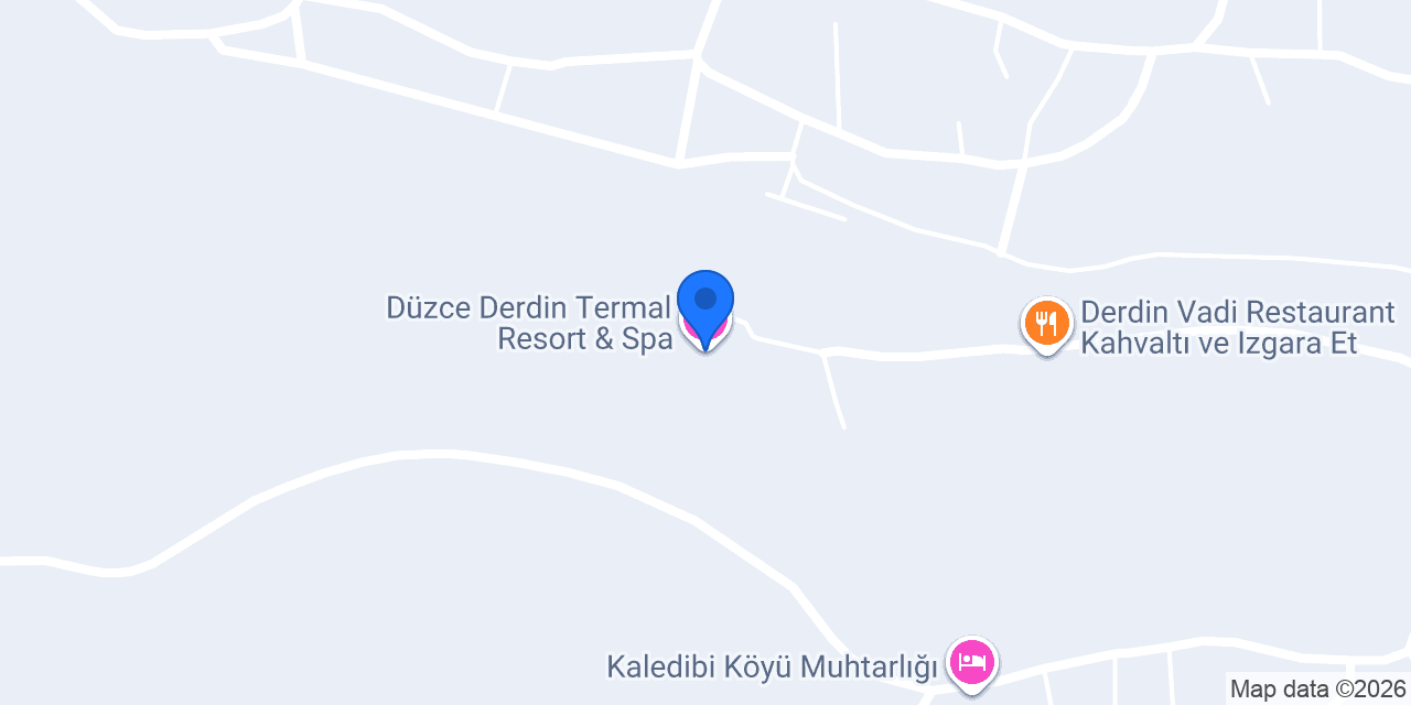 Düzce Derdin Termal Resort & Spa konumu