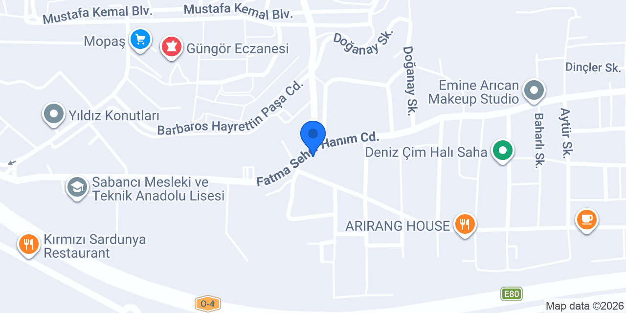Kırmızı çiğköfte konumu