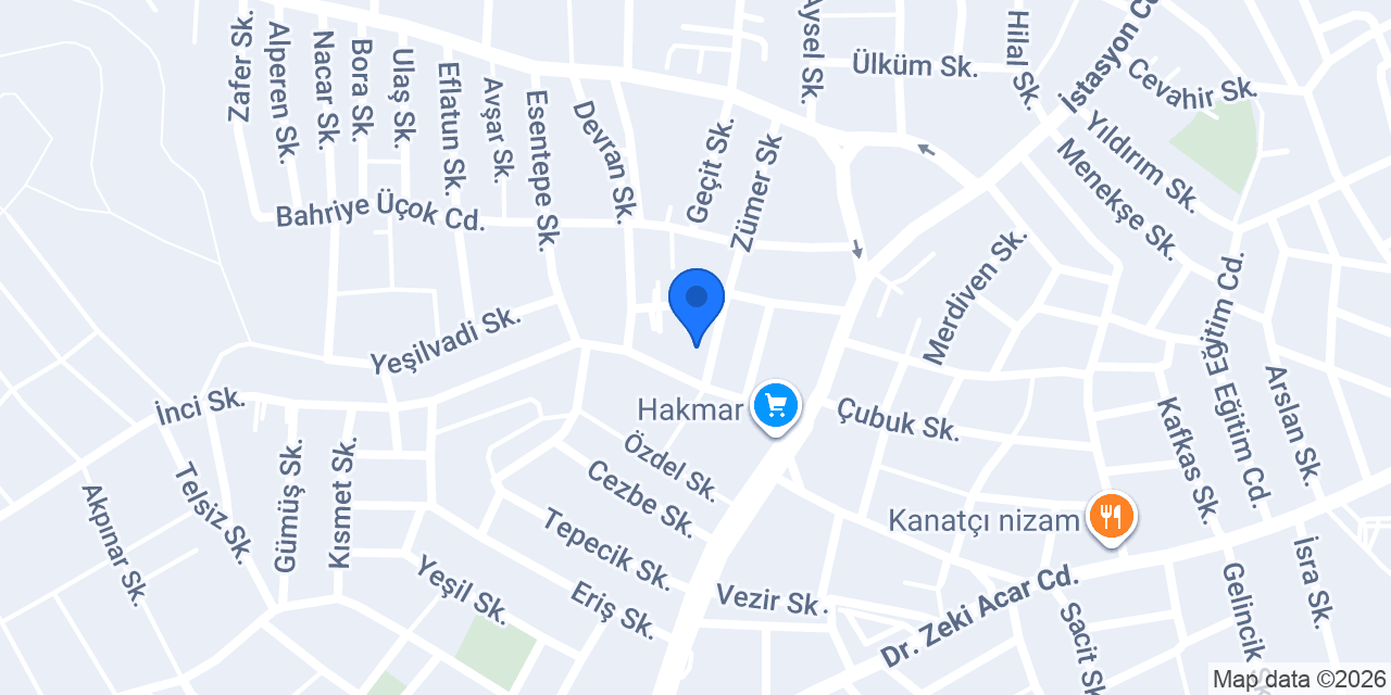 DARICA PASTA konumu