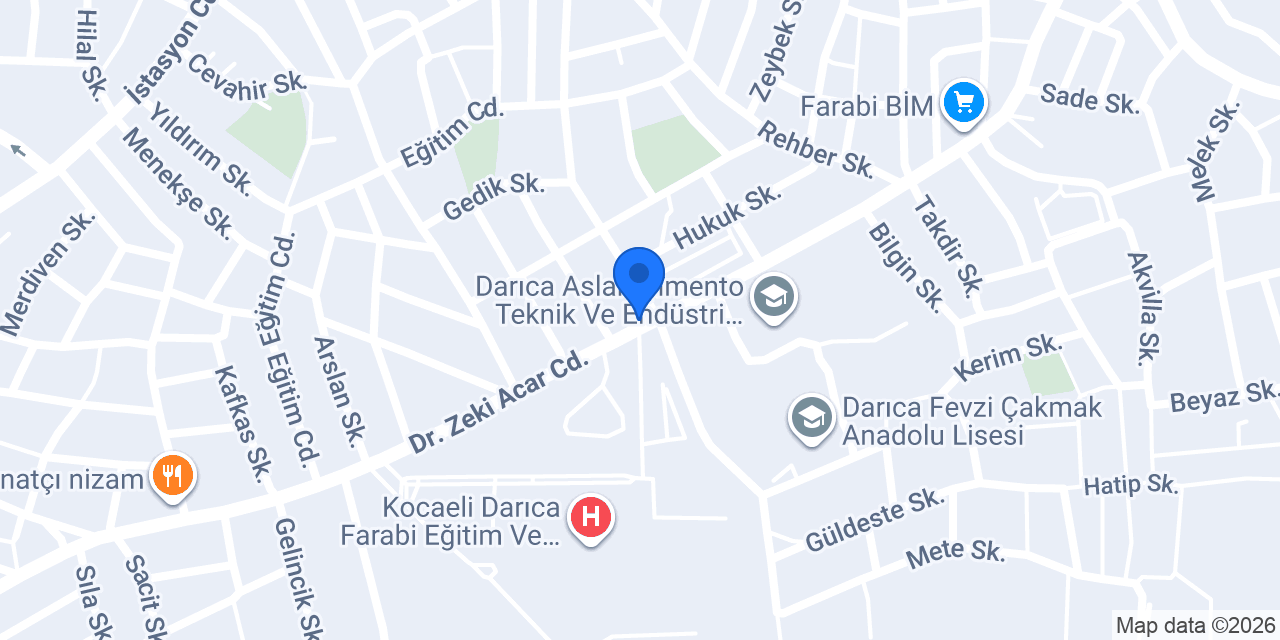 Palandöken Eczanesi konumu