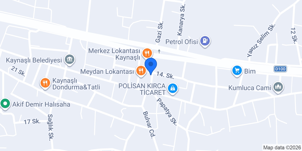 Aytek Cafe konumu