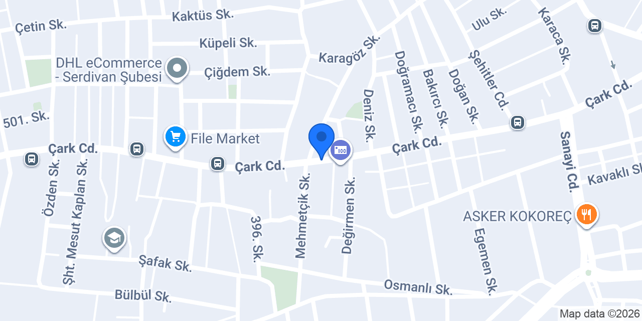 Corner İletişim konumu