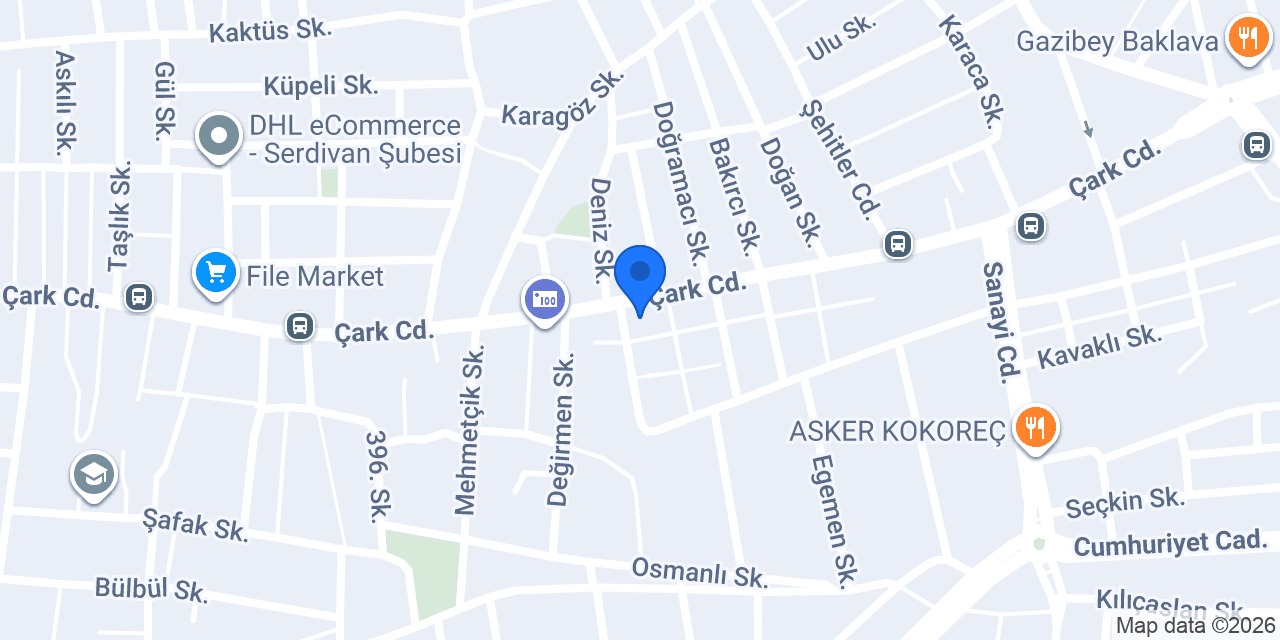 Kardeşler Mobilya konumu