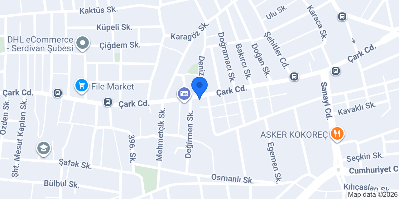 Halkbank Serdivan Şubesi konumu