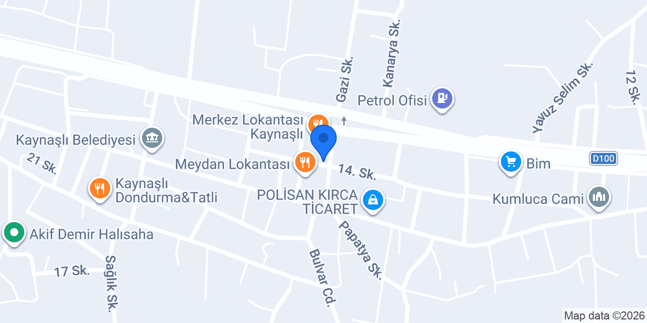VEZİROĞLU SİGORTA konumu