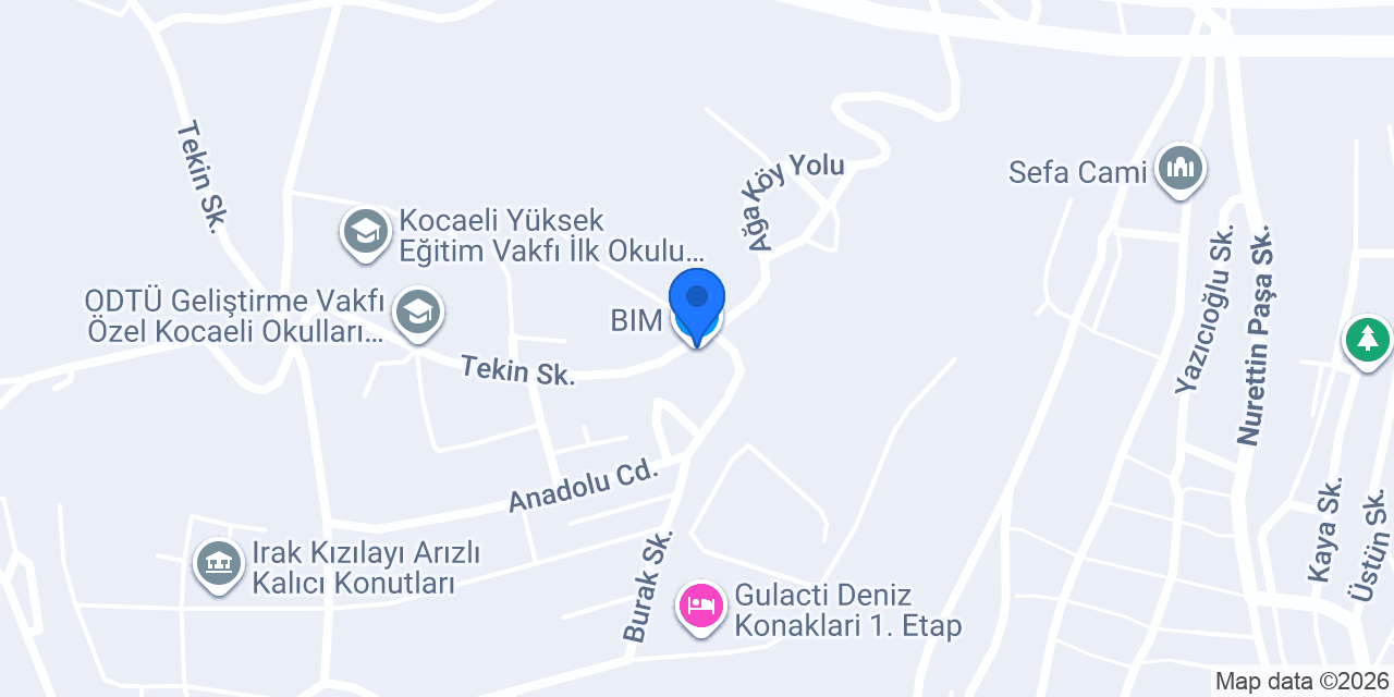 Dayıcım Burger konumu
