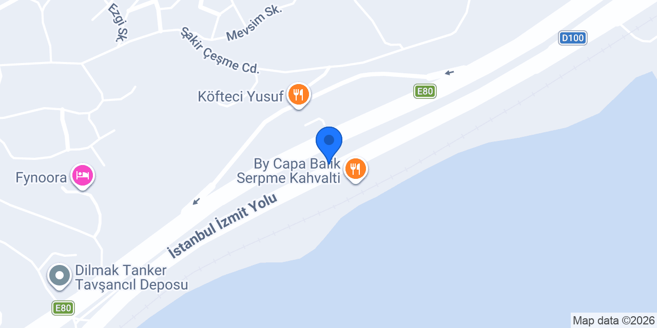 Yakamoz Otel konumu
