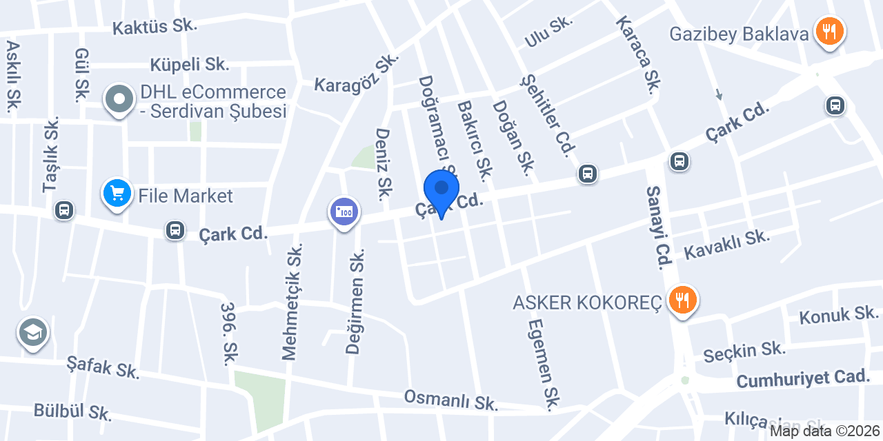 Diş Hekimi Serpil AKYOL UZUN konumu