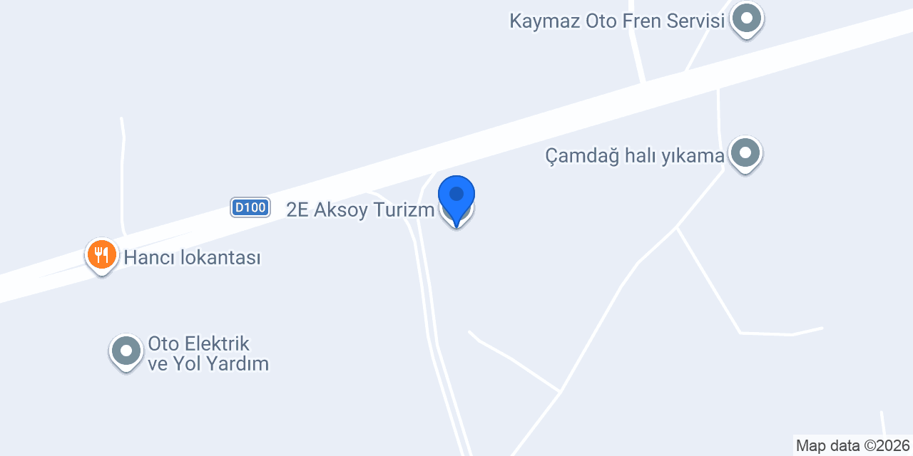 2E Aksoy Turizm konumu