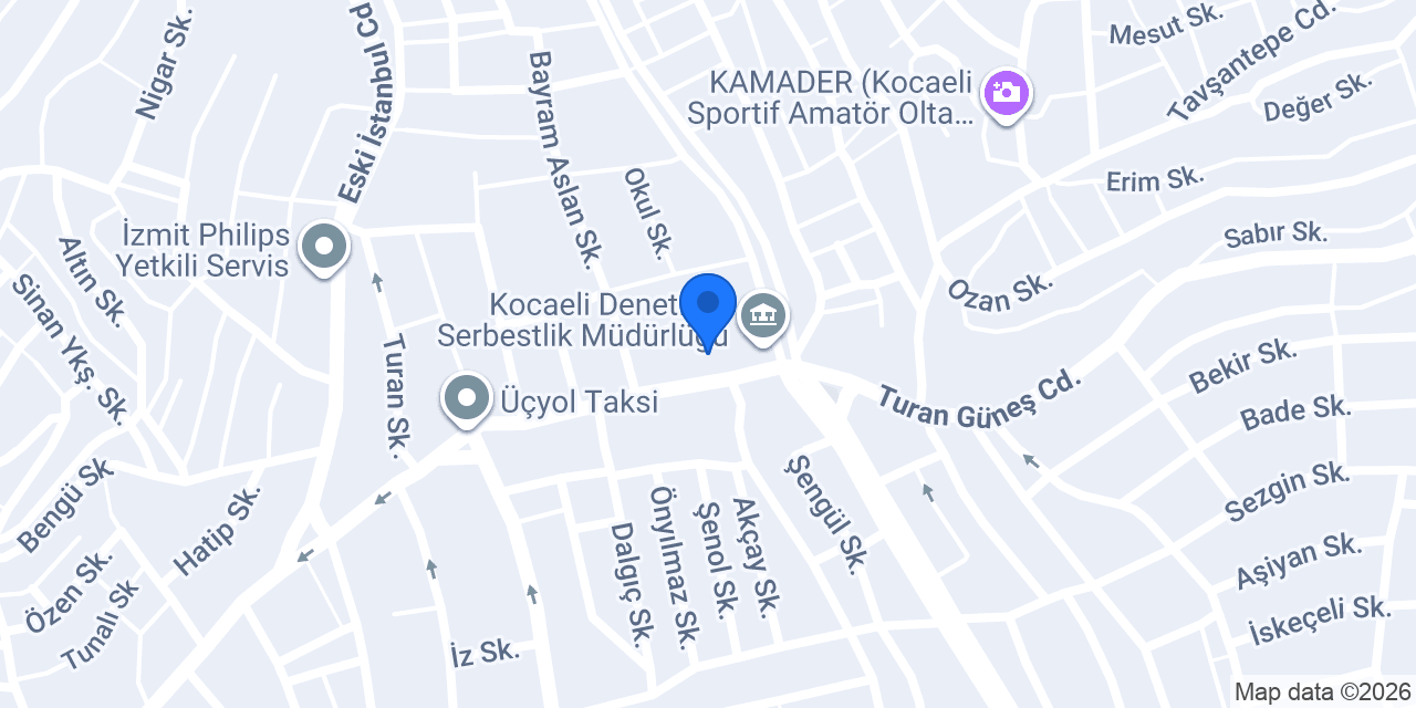 DenizBank Bekirpaşa Şubesi konumu