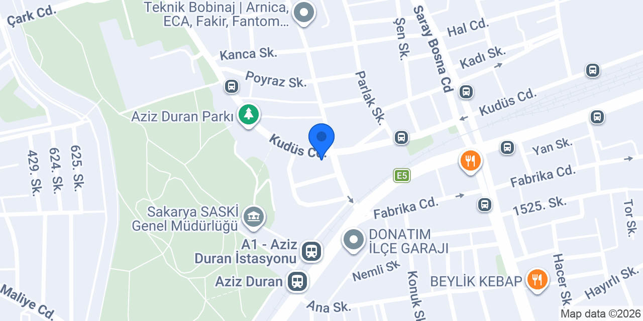 Sezerler Mimarlık konumu