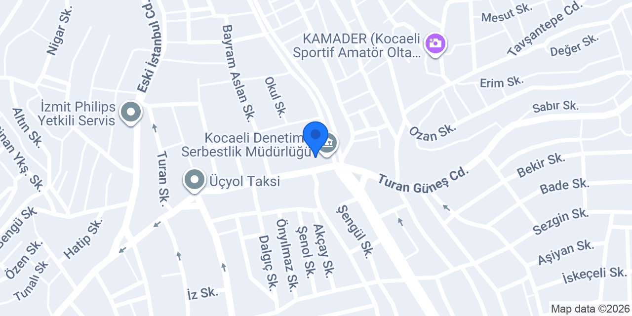Kuaför Yasemin Akkuzu konumu