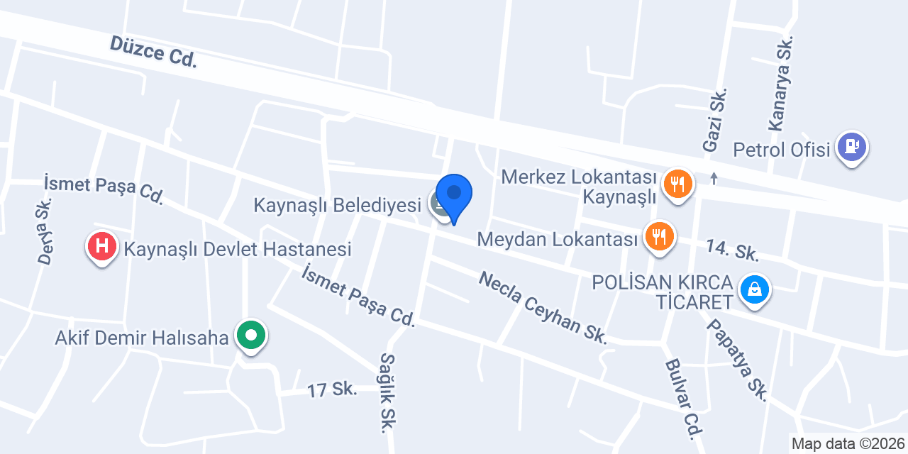 Kaynaşlı Eczanesi konumu