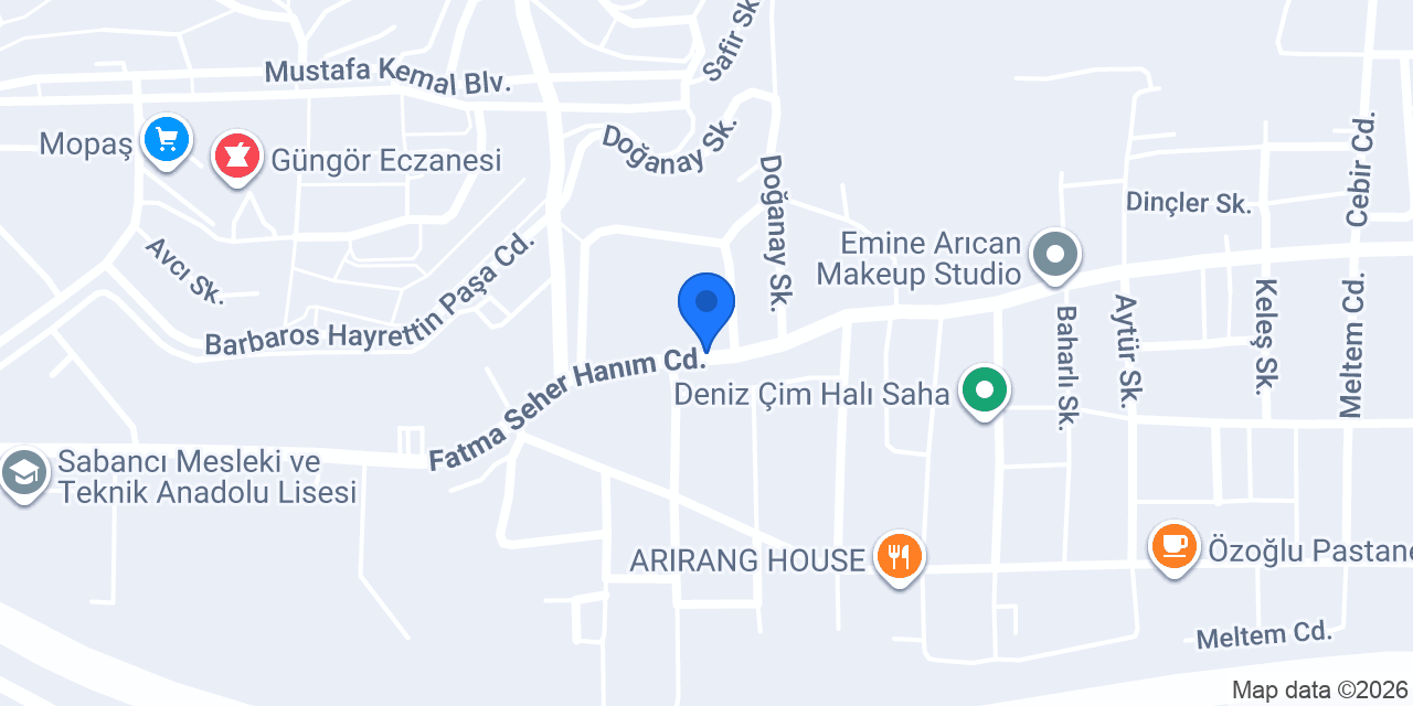 Türkmen Ev Tekstili konumu