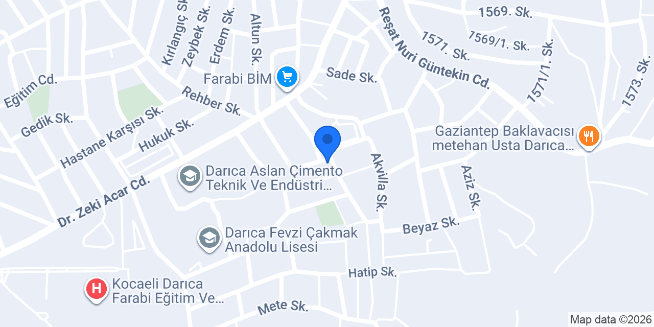 Kaynak demir gebze konumu