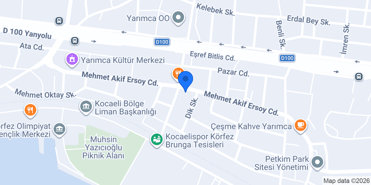Deniz Büfe konumu