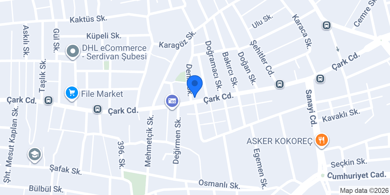 Beko GÜRCANLAR konumu