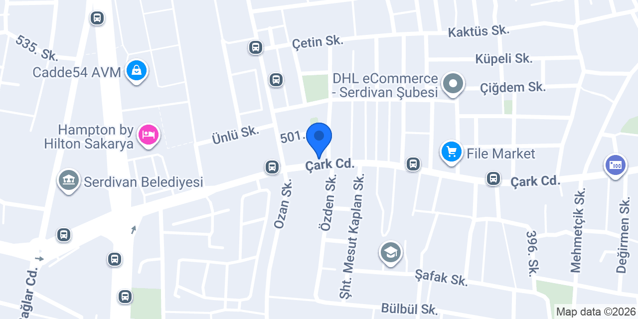 Serdivan Eczanesi konumu