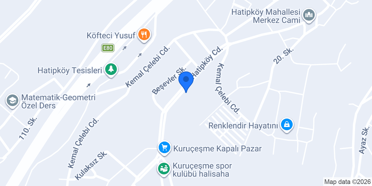 Kuaför betül konumu