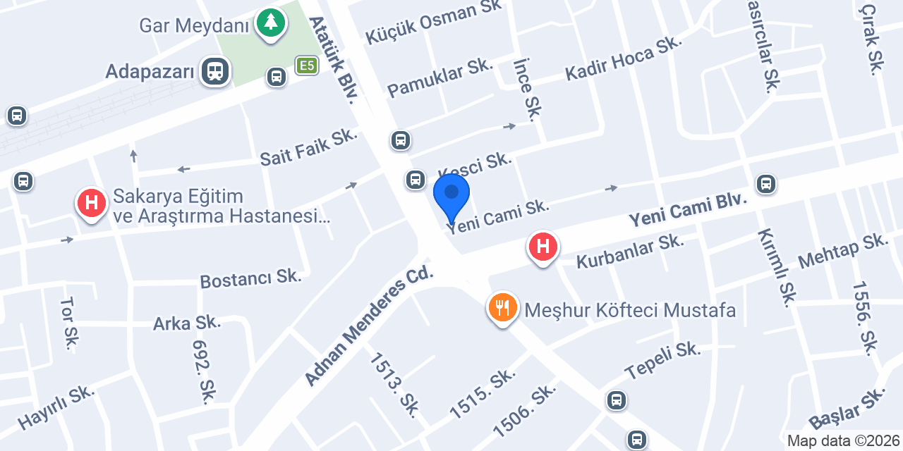 Karabaş Arçelik Yenicami konumu