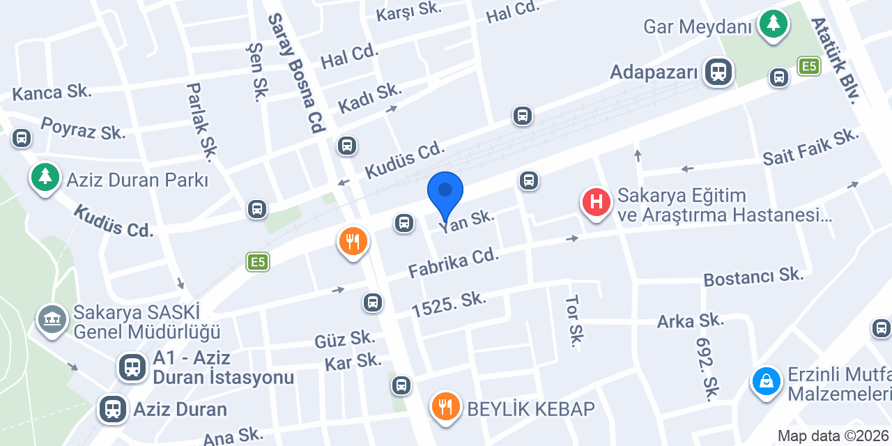 Bayanlar Hamamı konumu
