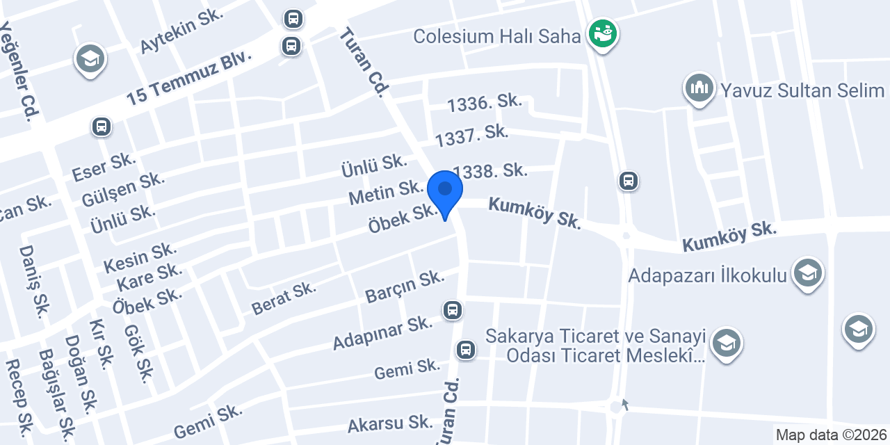 YEŞİLYURT OTO LASTİK konumu