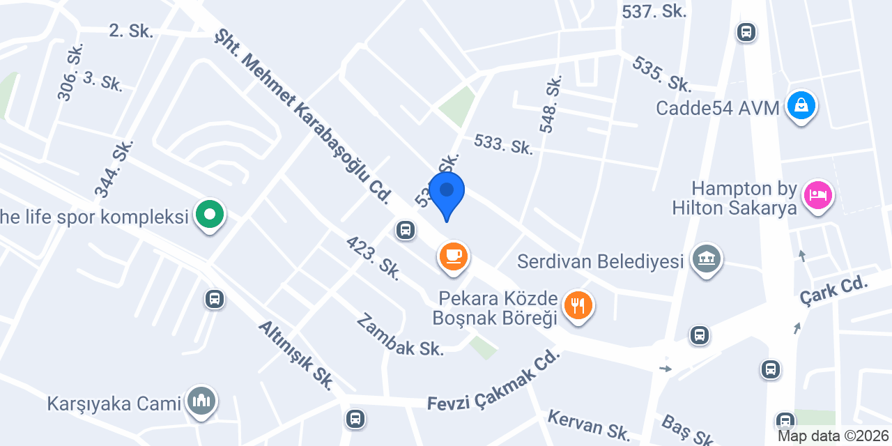 Yıldırım Fırın konumu