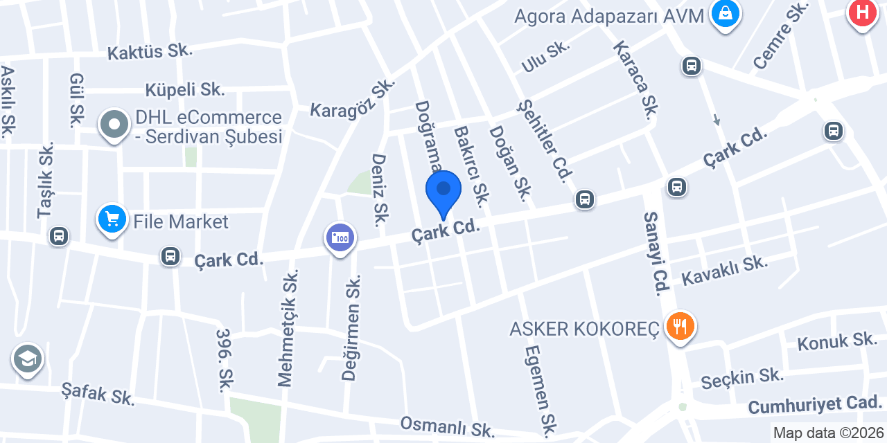 Newjoy Sakarya Serdivan konumu