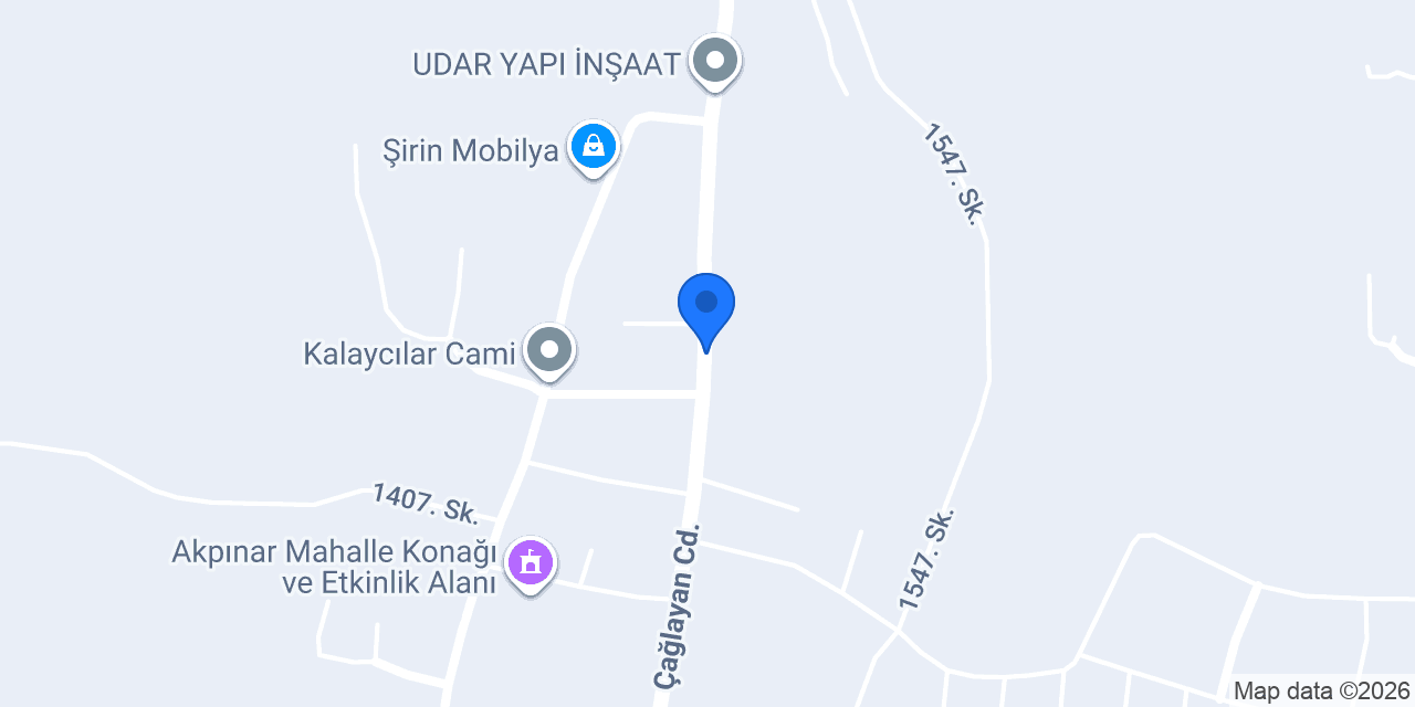 Merkez Çağlayan İlköğretim Okulu konumu