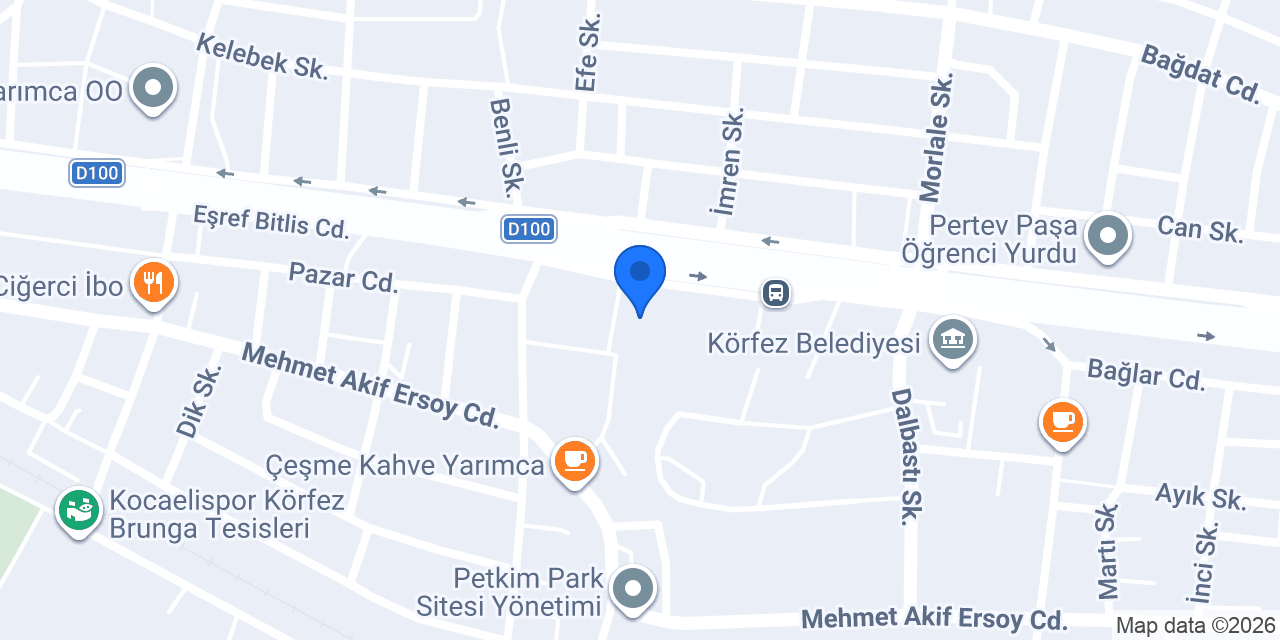 ÇEGEN OTOMOTİV konumu