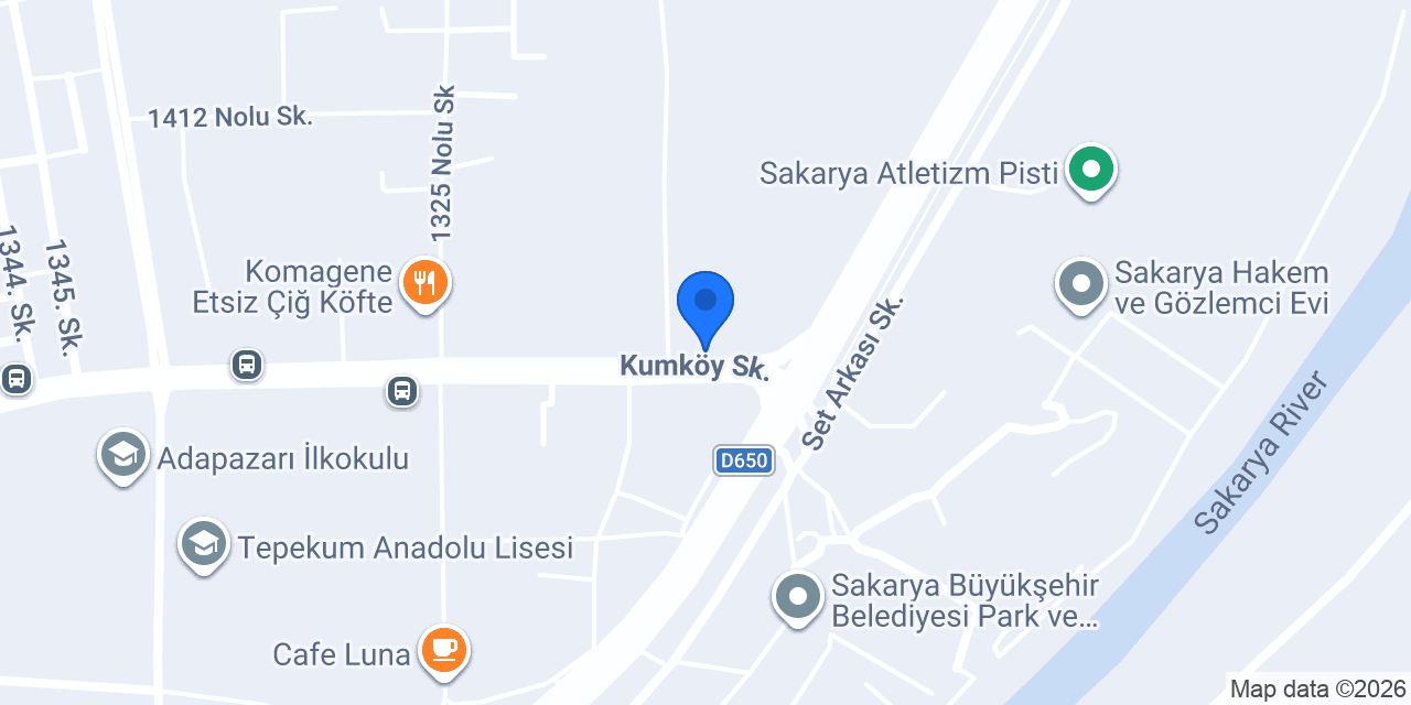 MBA Okulları Sakarya Kampüsü konumu