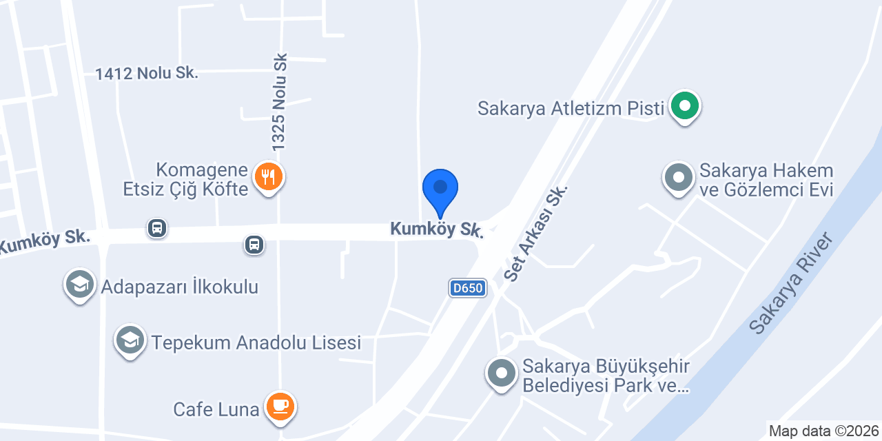 Sakarya Bahçeşehir Koleji konumu