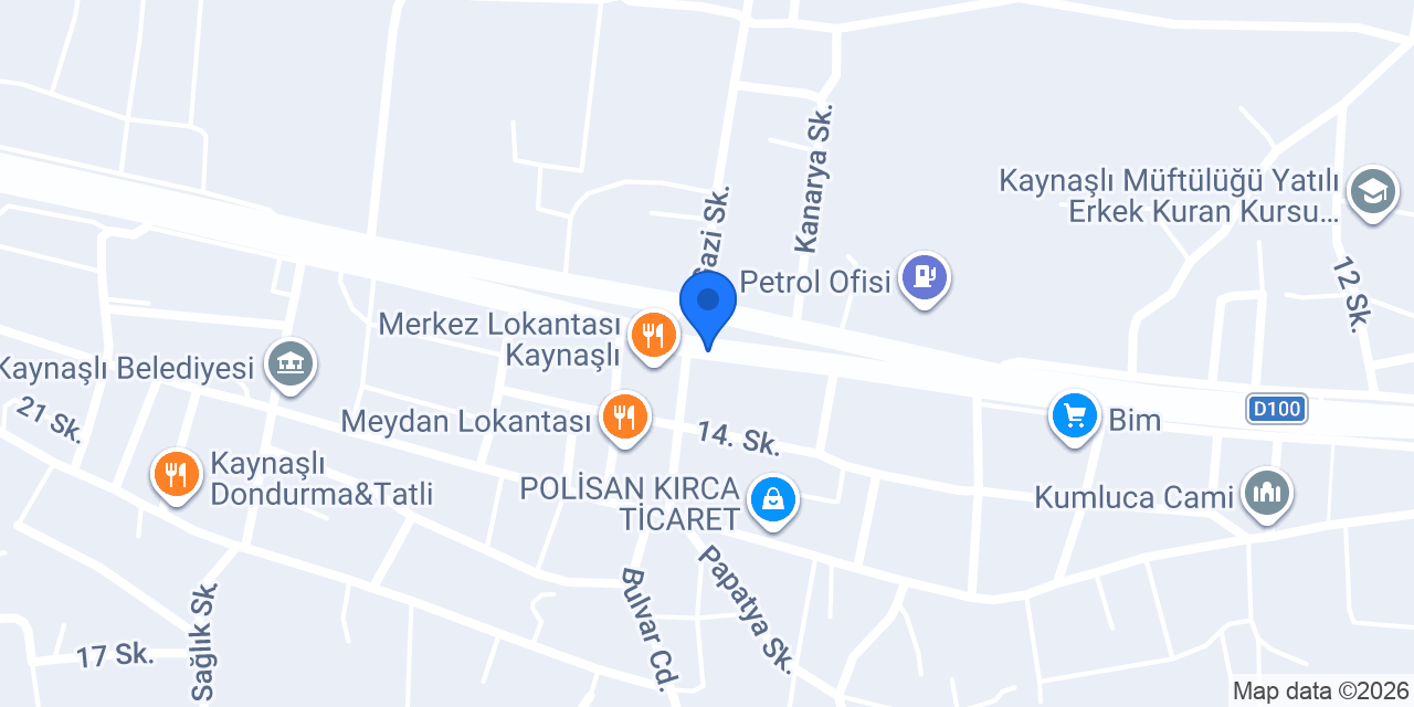 KULAÇ EKMEK VE UNLU MAMULLERI konumu
