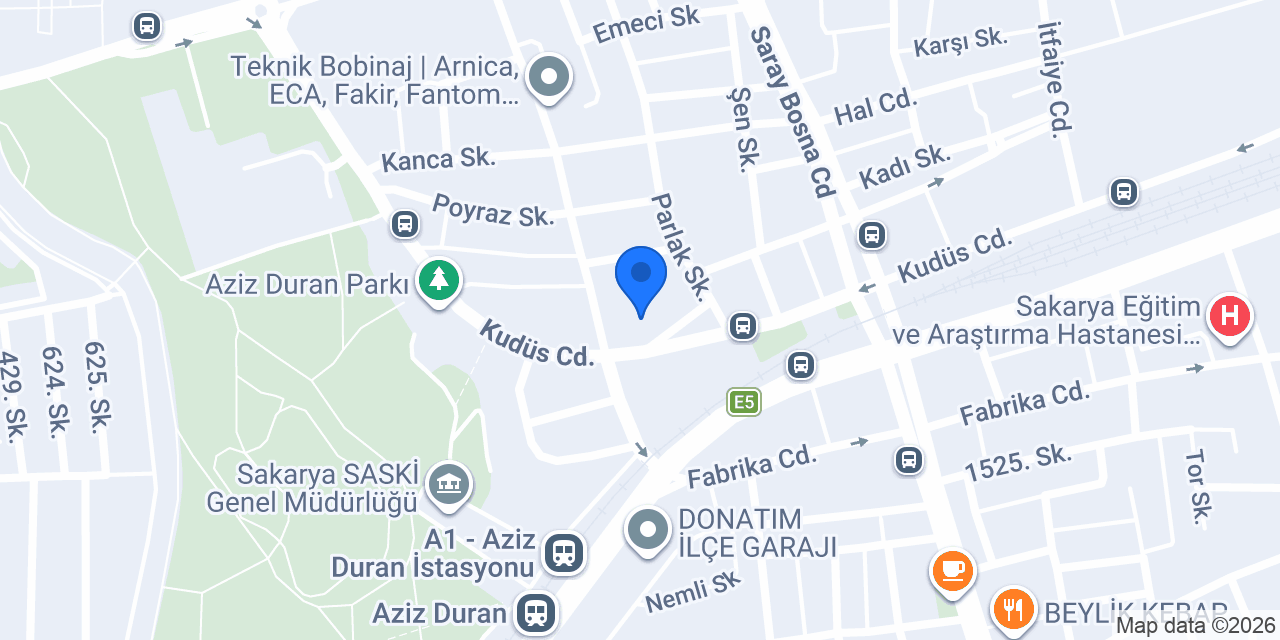 Sürat Kargo Çark Şube konumu
