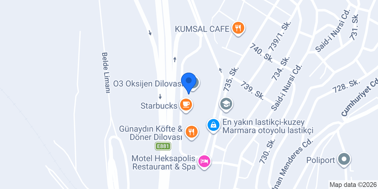 MADO Gebze Shopping konumu