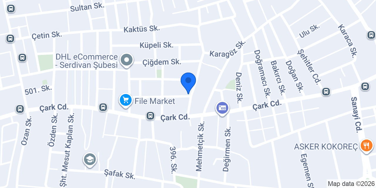 KUAFÖR ERKAN konumu