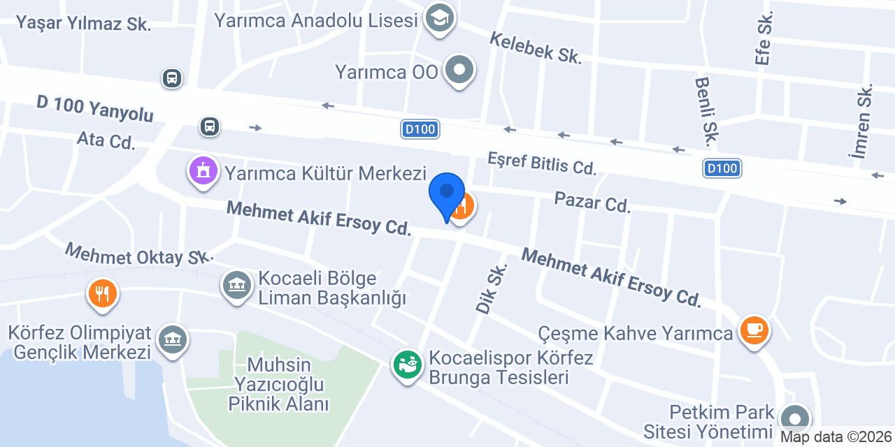 Emin Yapı Market konumu
