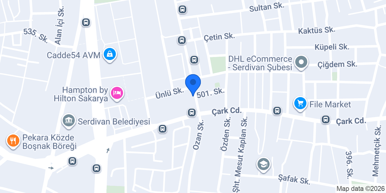 Sakarya Plise Perde konumu